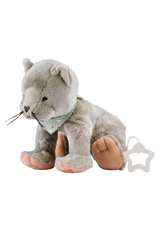 Sterntaler Spieluhr Katze Lilly in grau, groß