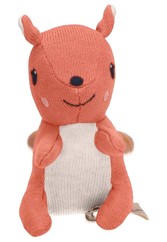 Sterntaler Holz-Greifling Eichhörnchen Enna mittelrot, 12 cm