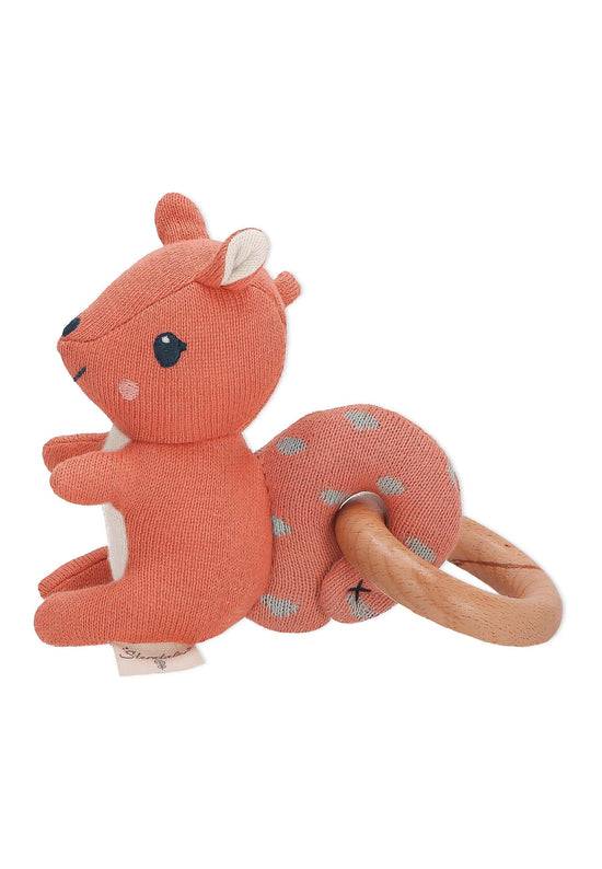 Sterntaler Holz-Greifling Eichhörnchen Enna mittelrot, 12 cm VIP-Rabatte