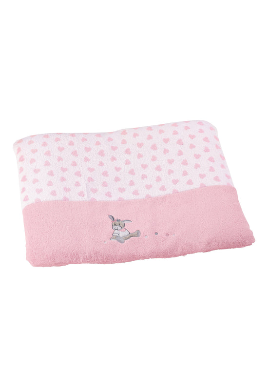 Sterntaler Wickelauflagenbezug Esel Emmi Girl aus Frotte,Weiß