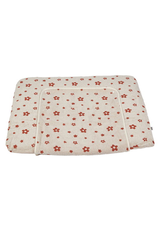 Sterntaler Wickelauflagenbezug Bauernhof mit Motiv Blumen