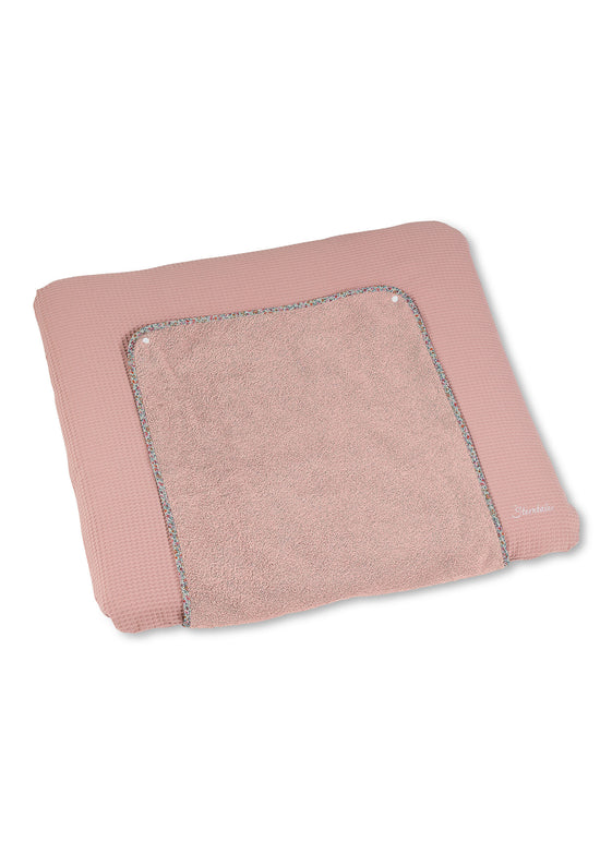 Sterntaler Wickelauflagenbezug Baylee rose aus Waffelpiqué