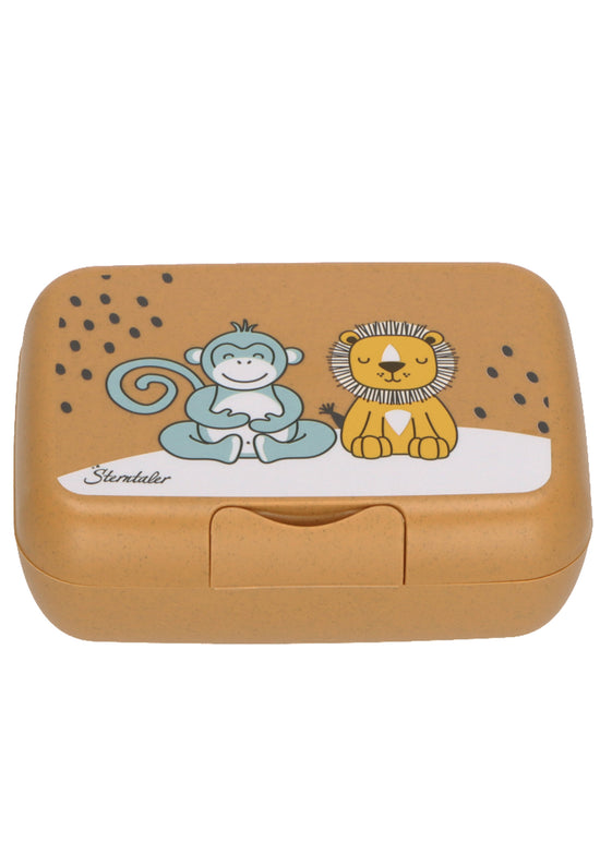 Sterntaler Kinder Brotdose bedruckt mit Motiv Affe und Löwe