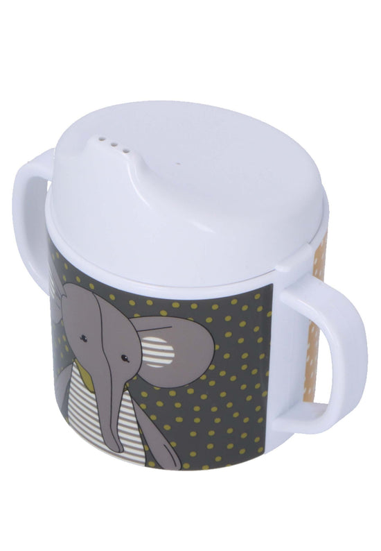Sterntaler Henkeltasse + Trinkaufsatz Elefant Eddy+Hase Happy Kostenloser Versand international