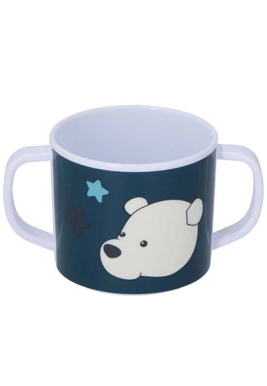 Sterntaler Henkeltasse mit Trinkaufsatz Eisbär Elia, türkis Speichern exportieren