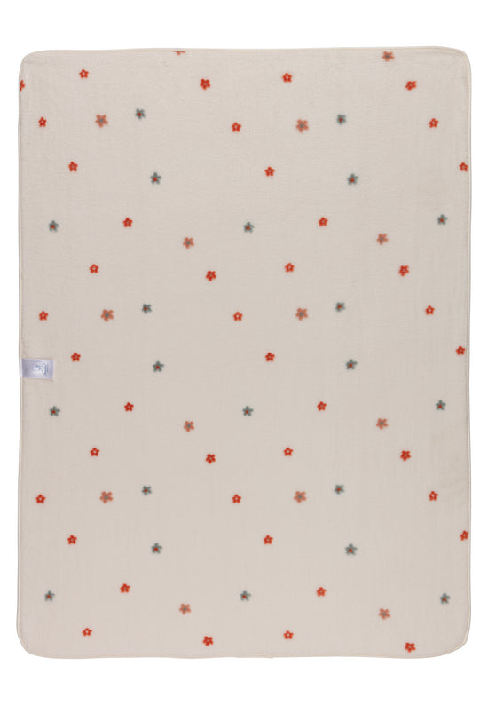 Sterntaler Babydecke Bauernhof mit Blumen Print im Angebot