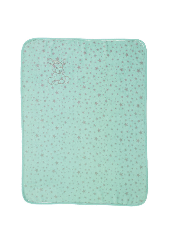 Sterntaler Plüsch-Decke Esel Emmi in Türkis, 100x75cm Günstiger Verkauf