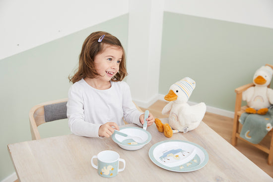 Sterntaler Kindergeschirrset Ente Edda in steingrün Meist gekauft