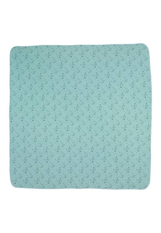 Sterntaler Schmusedecke Musselin Bär Ben in Grün, 120x120cm Preisnachlass