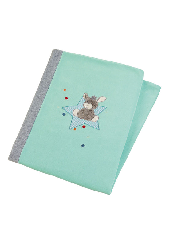 Sterntaler Schmusedecke Esel Emmi aus Microfleece, 75x100cm