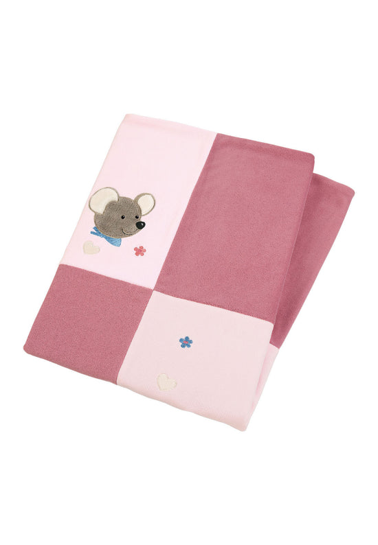 Sterntaler Schmusedecke Maus Mabel aus Microfleece in Rosa Black Friday