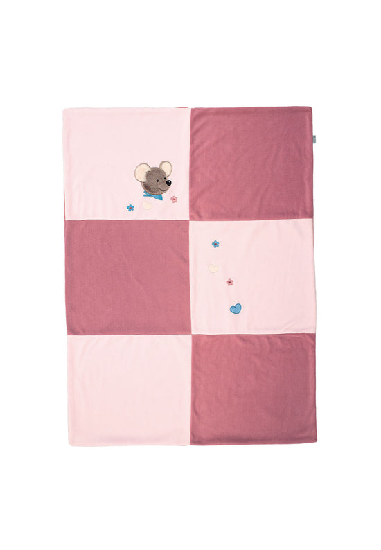 Sterntaler Schmusedecke Maus Mabel aus Microfleece in Rosa Black Friday