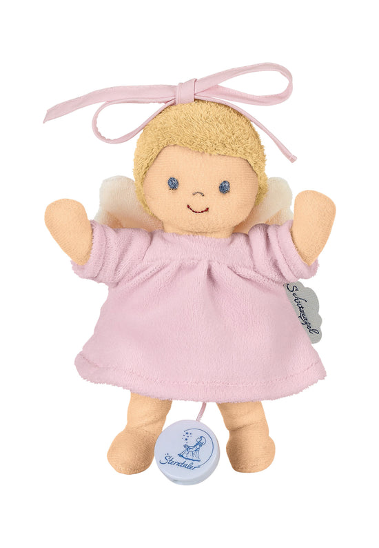 Sterntaler Spieluhr Schutzengel in rosa, klein