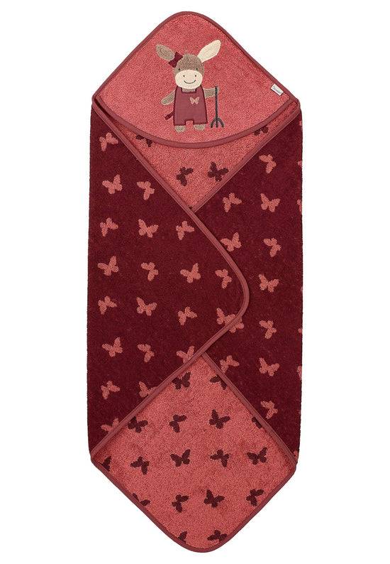 Sterntaler Badetuch 80x80 Esel Emmily mit Schmetterlingen Kauf eins, bekomm eins gratis