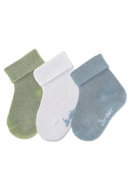 Sterntaler Erstlingssocken in Unifarben, 3er Pack