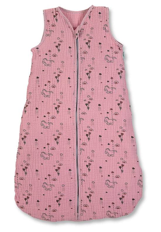 Sterntaler Musselin-Schlafsack Pauline in Lila, 1,00 TOG