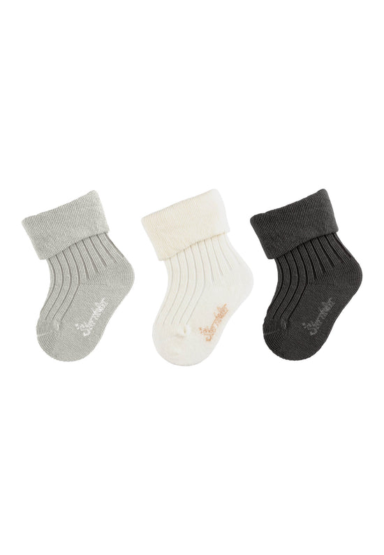 Sterntaler Baby Socken 3er Rippe aus Baumwoll-Mischgewebe Meist gekauft