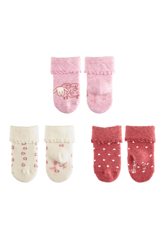 Sterntaler Baby Socken 3er Set Schaf, Herzen und Punkte Fabrik Onlineshop