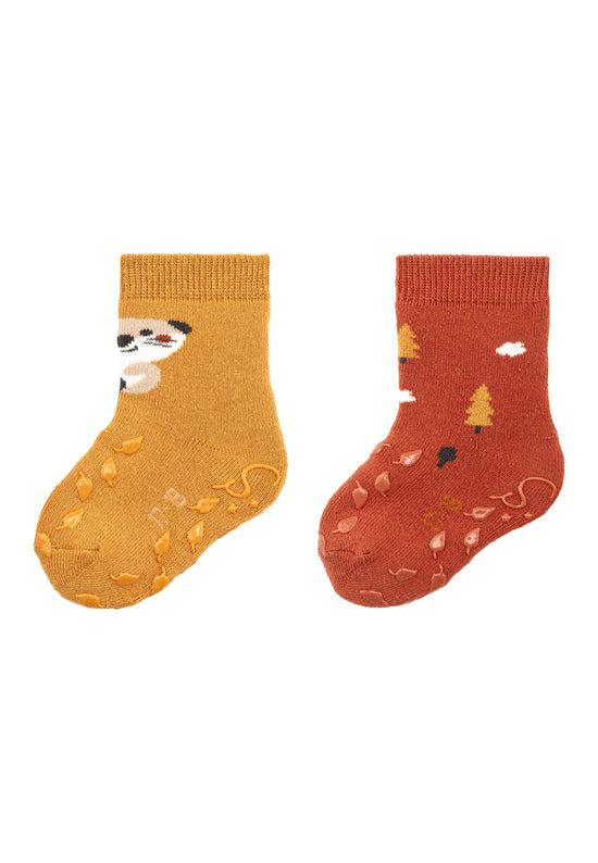 Sterntaler ABS Socken Bieber im 2er-Pack mit rutschfester Sohle