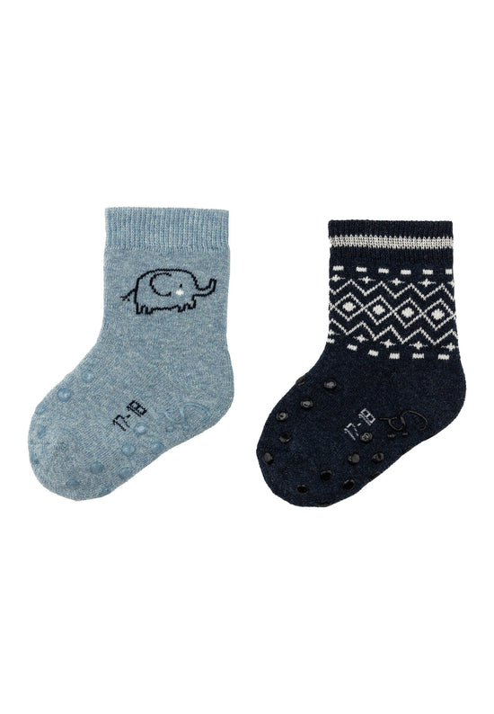 Sterntaler ABS Socken Elefant im 2er-Pack mit rutschfester Sohle