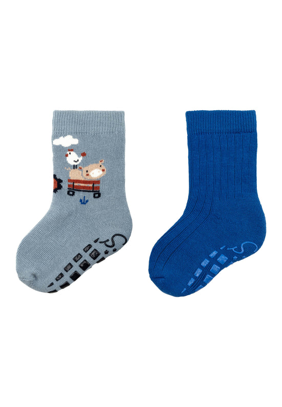 Sterntaler ABS Socken Traktor im 2er-Pack mit rutschfeste Sohle Black Friday