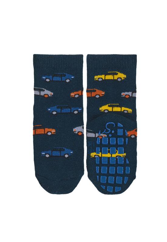 Sterntaler ABS-Socken 2er-Pack Bagger und Autos in Marine Weihnachtsangebot