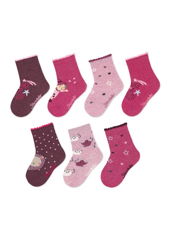 Sterntaler Socken für Mädchen, im 7er-Pack