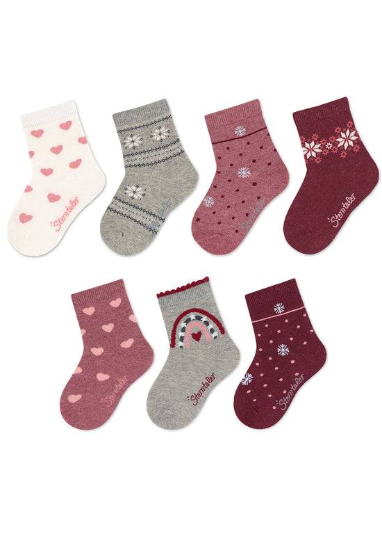 Sterntaler Socken für Mädchen, im 7er-Pack