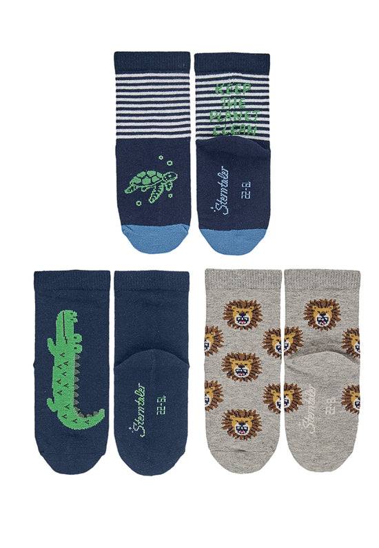 Sterntaler Kindersocken 7er-Box Jungen in Marine Lagerräumung