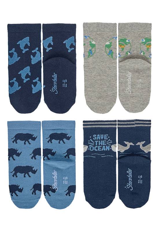 Sterntaler Kindersocken 7er-Box Jungen in Marine Lagerräumung