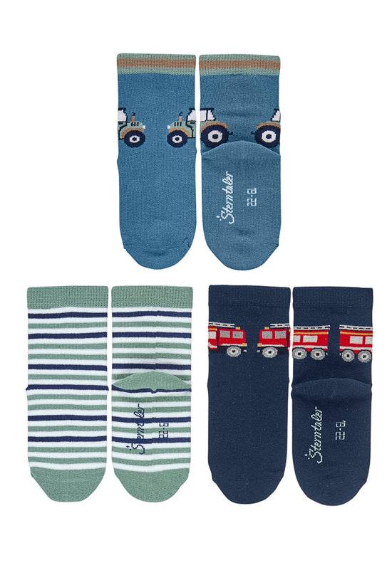 Sterntaler Kindersocken 7er-Box Jungen in Mittelblau Heißer Verkauf
