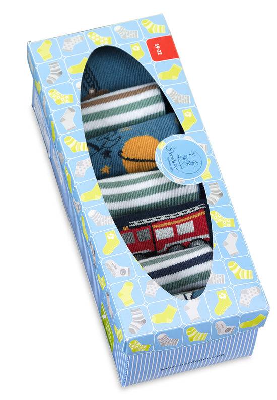 Sterntaler Kindersocken 7er-Box Jungen in Mittelblau Heißer Verkauf