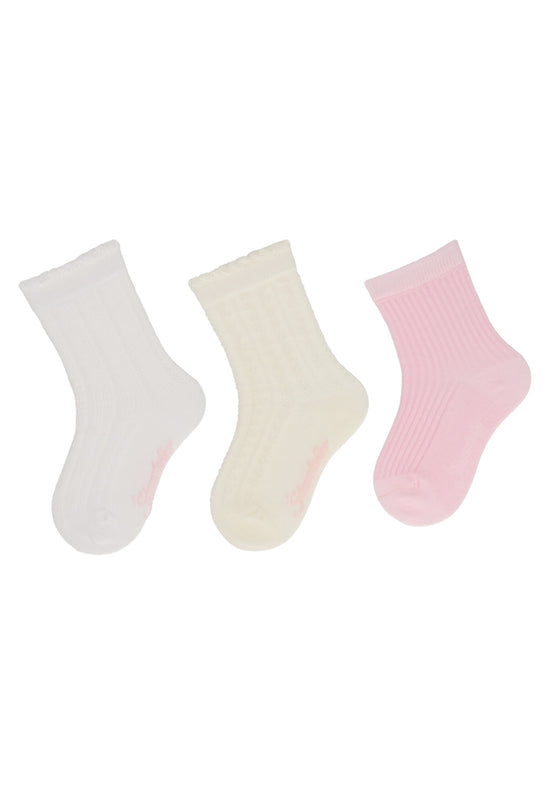 Sterntaler Socken im 3er Pack mit Struktur in versch. Farben