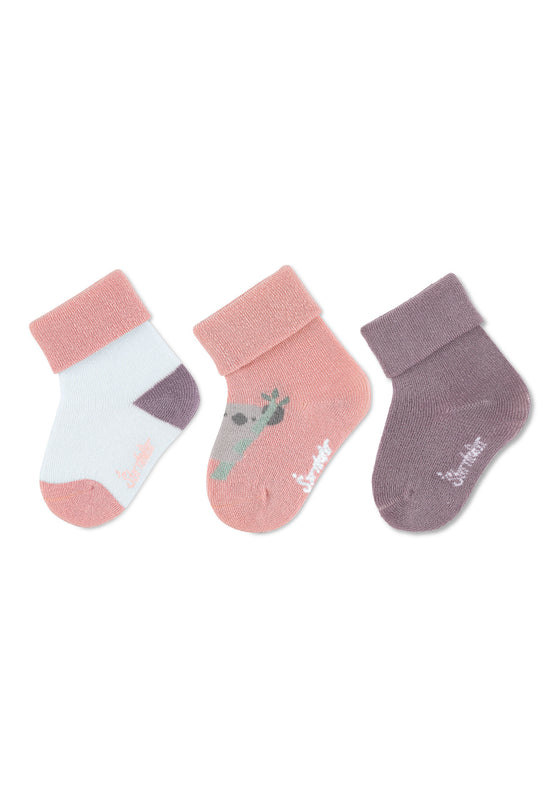 Sterntaler Babysocken im 3er-Pack uni, Koala und 3farbig