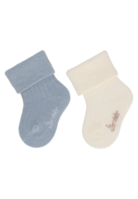 Sterntaler Socken im Doppelpack mit Rippenoptik in versch. Farben Super Sparpreis