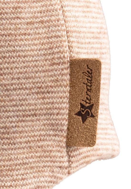 Sterntaler Beanie in Melangeoptik-Optik mit Bindeband, gefüttert JETZT KAUFEN