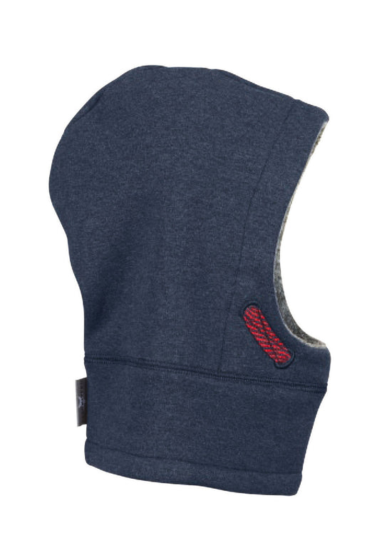Sterntaler Schalmütze aus Jersey Melange in Marine