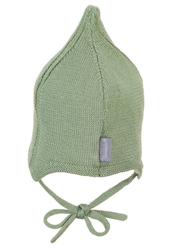 Sterntaler Strickmütze aus Wolle (Merino) mit kleinem Zipfel Bis zu 55% Rabatt