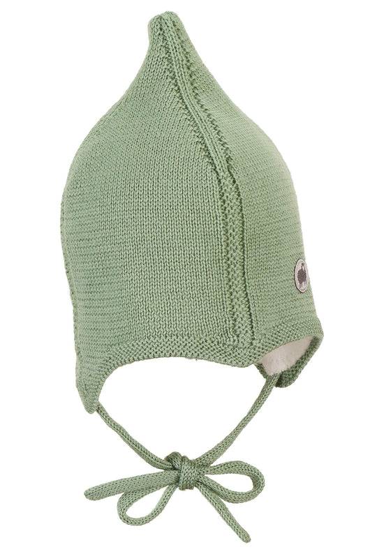 Sterntaler Strickmütze aus Wolle (Merino) mit kleinem Zipfel Bis zu 55% Rabatt
