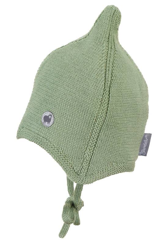 Sterntaler Strickmütze aus Wolle (Merino) mit kleinem Zipfel Bis zu 55% Rabatt