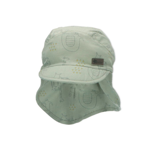Sterntaler Schirmmütze mit Nackenschutz und Safari-Motiven 50% Rabatt mit kostenlosem Versand