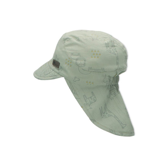 Sterntaler Schirmmütze mit Nackenschutz und Safari-Motiven 50% Rabatt mit kostenlosem Versand