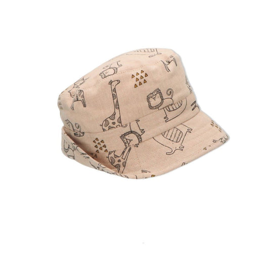 Sterntaler Fischerhut mit süßen Safari-Motiven in Beige Clearance-Verkauf