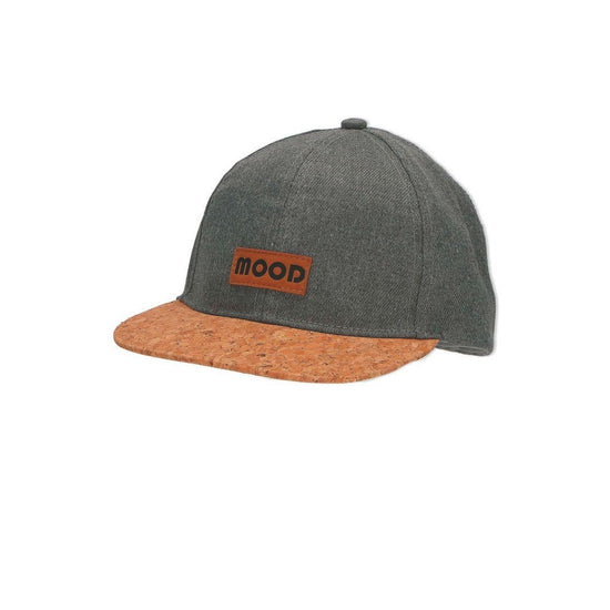 Sterntaler Baseball-Cap aus Denim und Kork in Rauchgrau