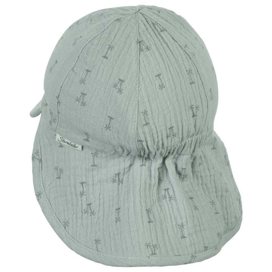 Sterntaler Schirmmütze mit Nackenschutz in grün Black Friday Preise