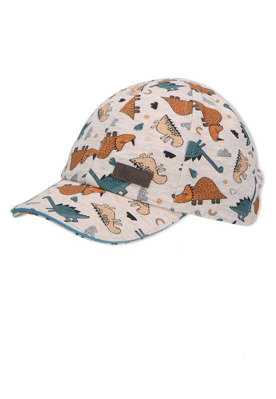 Sterntaler Kinder Basecap mit Gummizug und Dino-Motiv