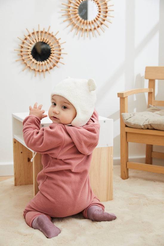 Sterntaler Inkamütze mit Ohren aus Baumwollteddystoff Verkauf