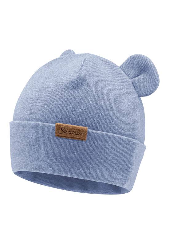 Sterntaler Beanie aus feiner Strickware mit Ohren und Umschlag