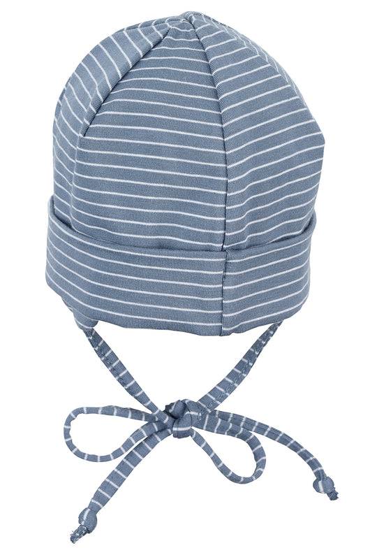 Sterntaler OCS Beanie aus Ringeljersey in Samtblau und Rosa Günstig kaufen