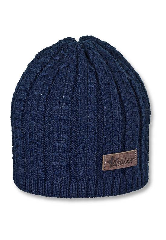 Sterntaler Strickmütze aus Wolle (Merino) und Acryl